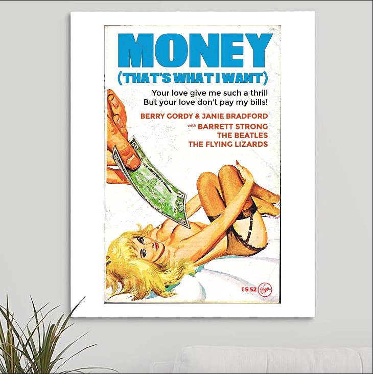 The Flying Lizards 'Money (That's What I Want)' Art Print - RecombinantCulture