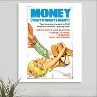 The Flying Lizards 'Money (That's What I Want)' Art Print - RecombinantCulture