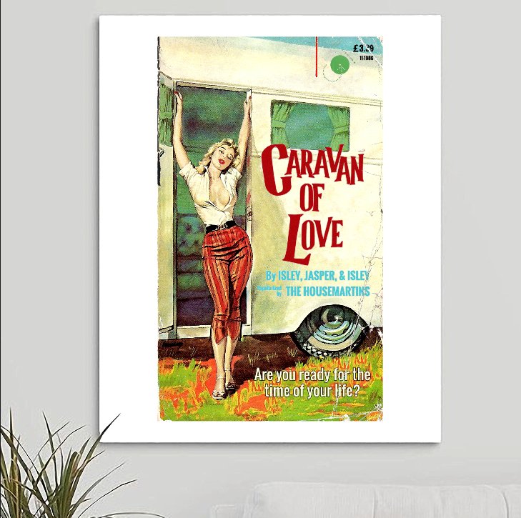 The Housemartins 'Caravan of Love' Art Print - RecombinantCulture