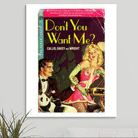 The Human League 'Don't You Want Me' v1 (He Said) Art Print - RecombinantCulture