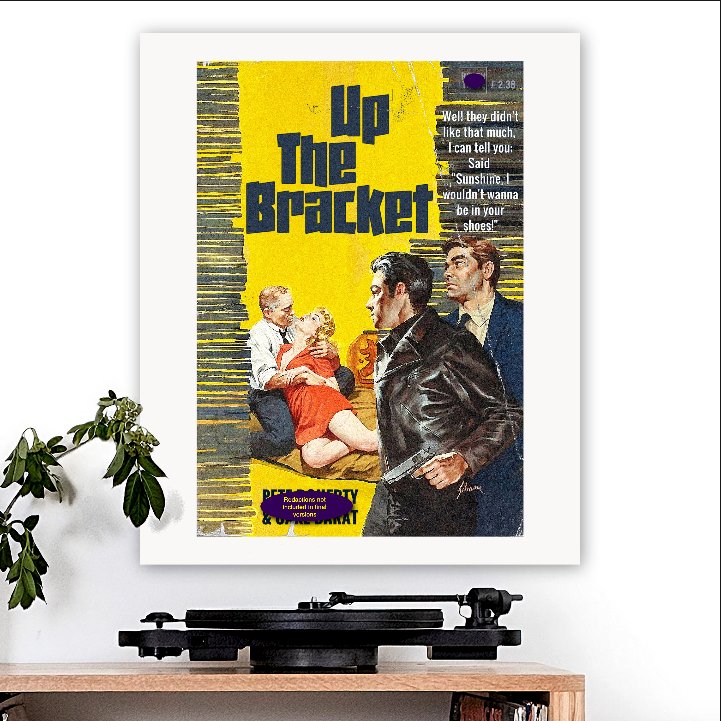 The Libertines-inspired 'Up The Bracket' Art Print - RecombinantCulture