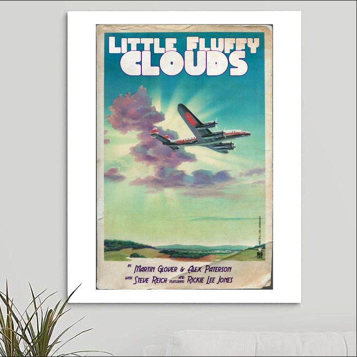 The Orb 'Little Fluffy Clouds' Art Print - RecombinantCulture