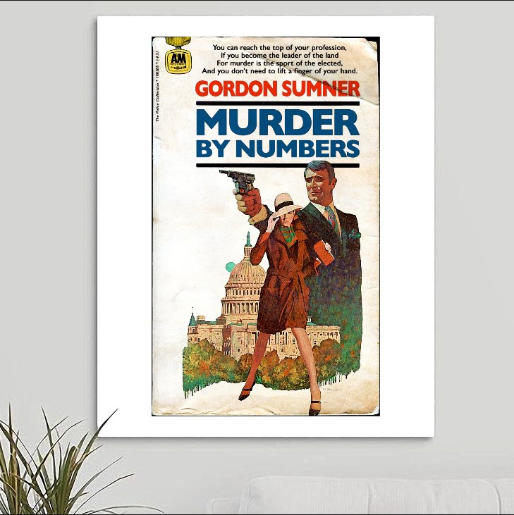 The Police 'Murder By Numbers' Art Print - RecombinantCulture