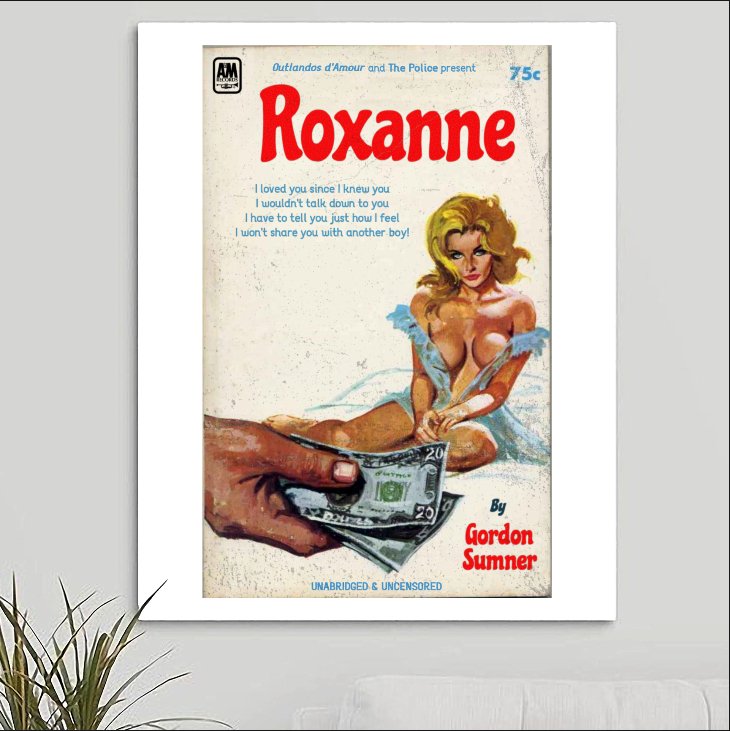 The Police 'Roxanne' Art Print - RecombinantCulture