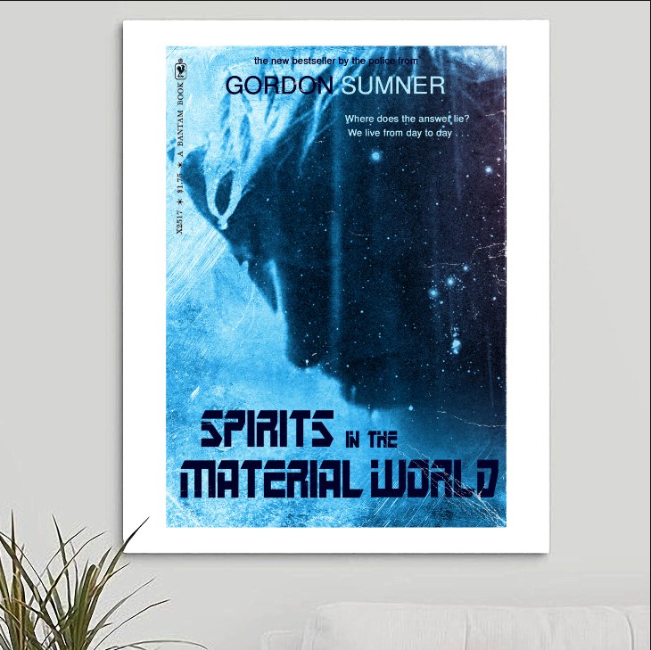 The Police 'Spirits In The Material World' v1 Art Print - RecombinantCulture