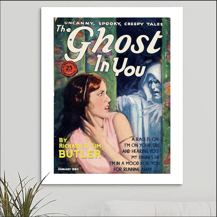 The Psychedelic Furs 'The Ghost In You' v1 Art Print - RecombinantCulture