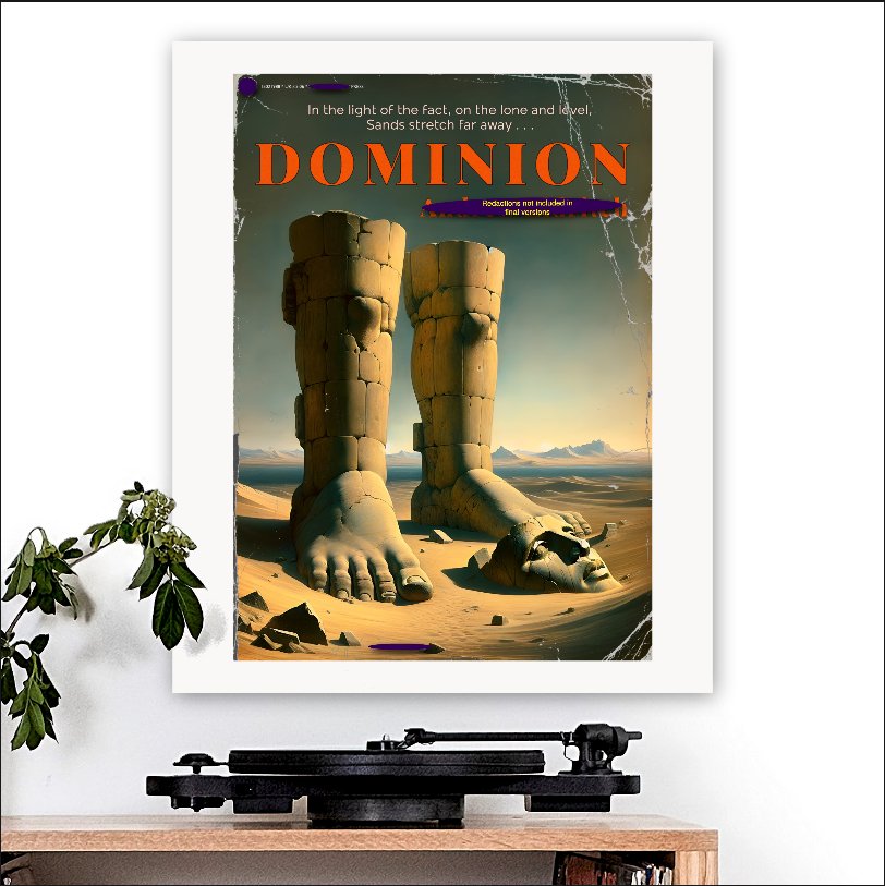 The Sisters of Mercy - inspired 'Dominion' Art Print - RecombinantCulture