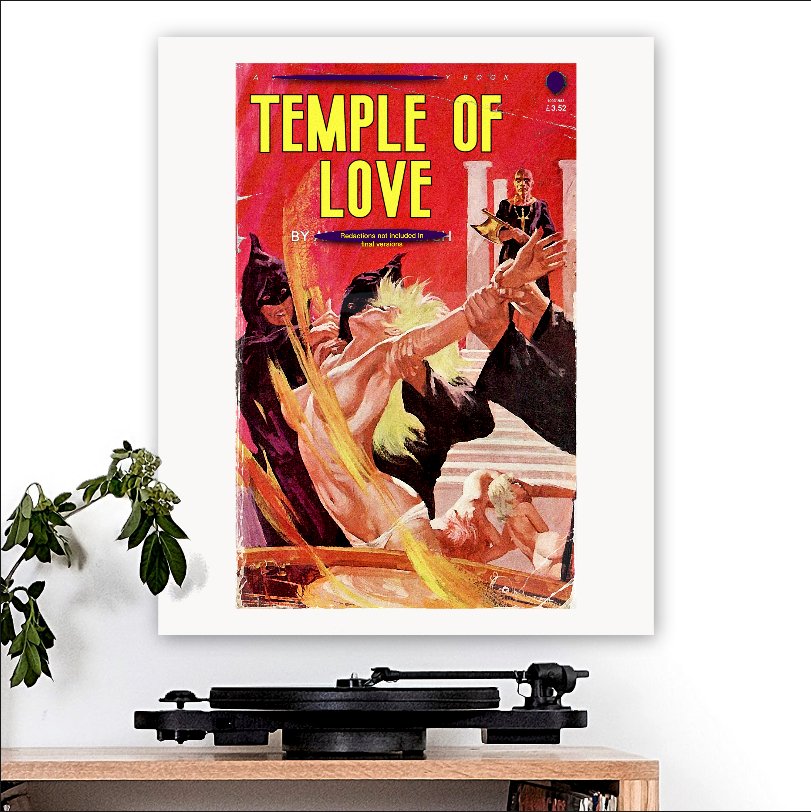 The Sisters of Mercy - inspired 'Temple of Love' Art Print - RecombinantCulture