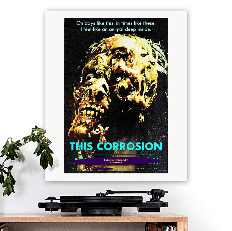 The Sisters of Mercy - inspired 'This Corrosion' Art Print - RecombinantCulture