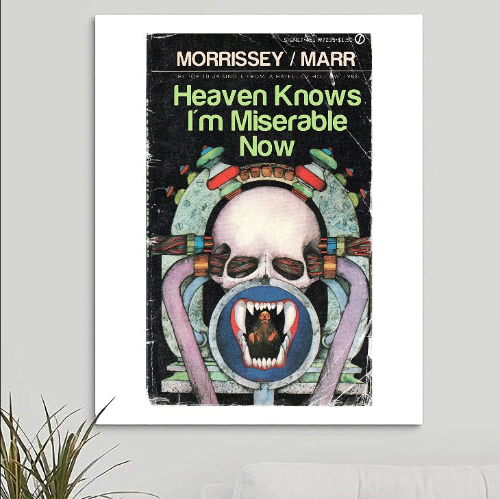The Smiths 'Heaven Knows I'm Miserable Now' Art Print - RecombinantCulture