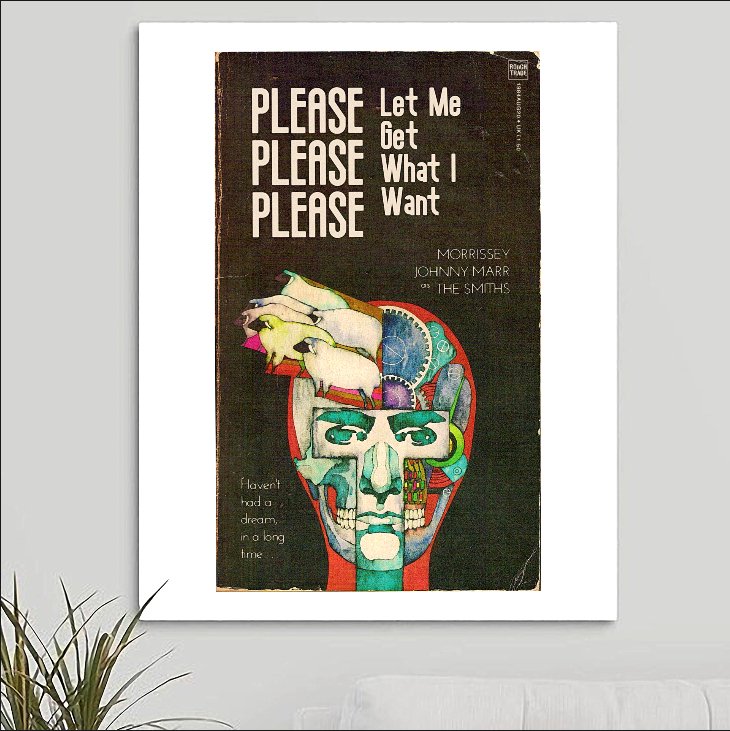 The Smiths 'Please Please Please Let Me Get What I Want' Art Print - RecombinantCulture