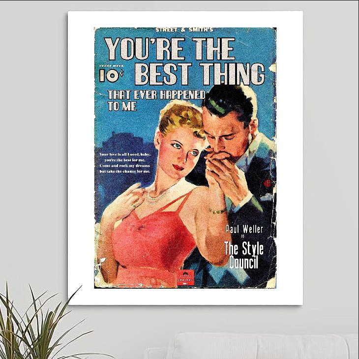 The Style Council 'You're The Best Thing' Art Print - RecombinantCulture