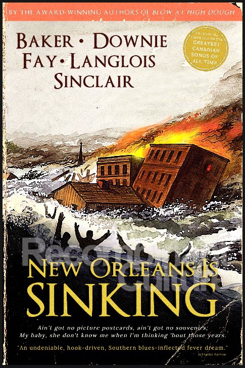 The Tragically Hip 'New Orleans Is Sinking' Art Print - RecombinantCulture