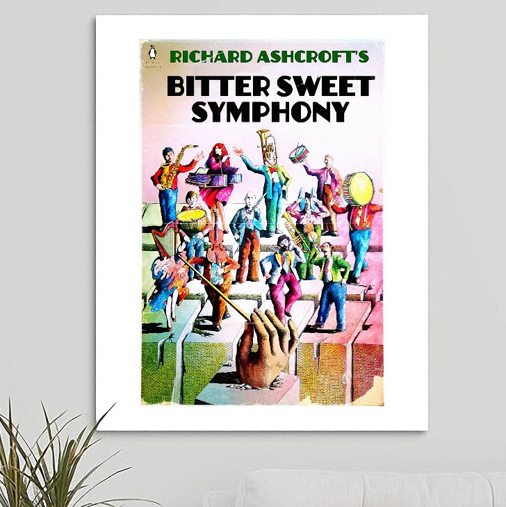 The Verve 'Bitter Sweet Symphony' Art Print - RecombinantCulture