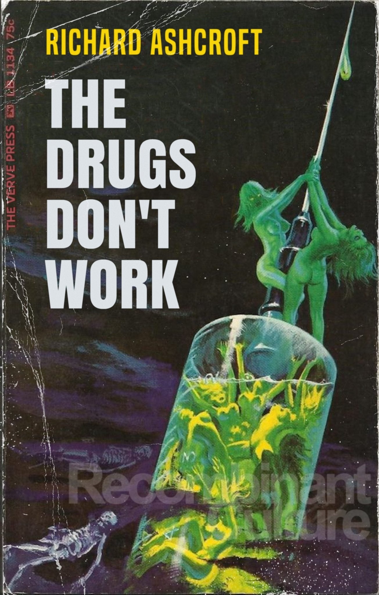 The Verve 'The Drugs Don't Work' Art Print - RecombinantCulture