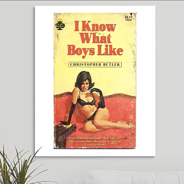 The Waitresses 'I Know What Boys Like' v1 Art Print - RecombinantCulture