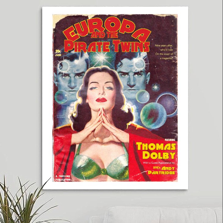 Thomas Dolby 'Europa and The Pirate Twins' Art Print - RecombinantCulture