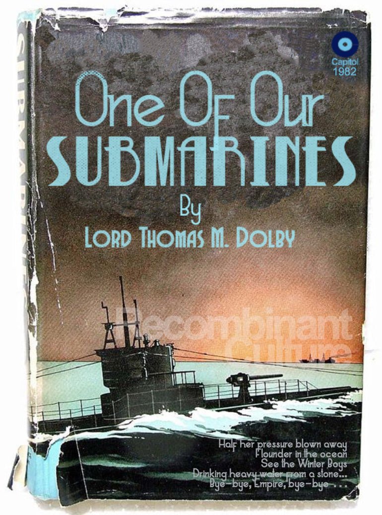 Thomas Dolby 'One Of Our Submarines' v2 Art Print - RecombinantCulture