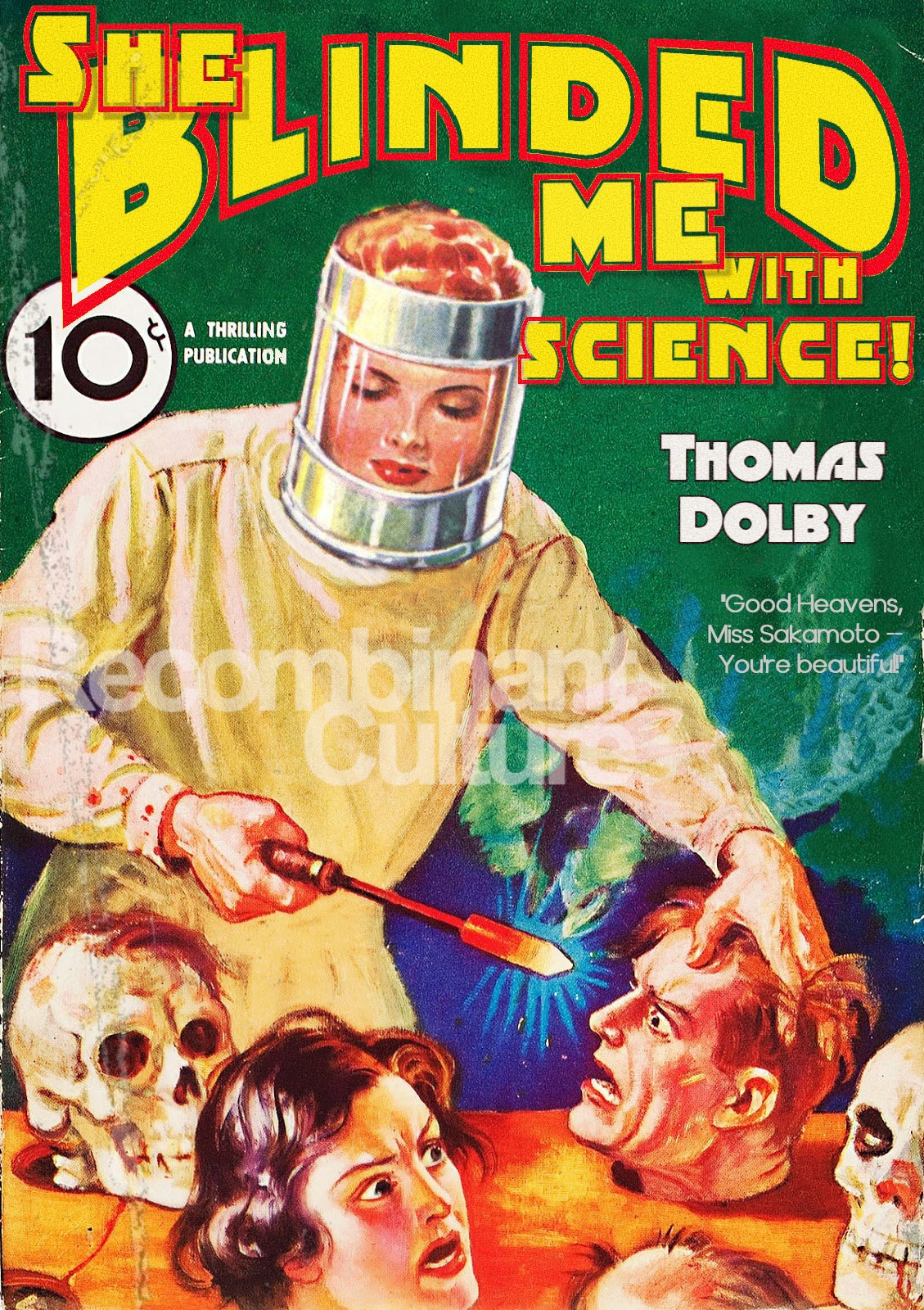 Thomas Dolby inspired She Blinded Me With Science V1 Art Print Thomas Dolby inspired She Blinded Me With Science V1 Art Print
