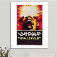 Thomas Dolby 'She Blinded Me With Science' v2 Art Print - RecombinantCulture