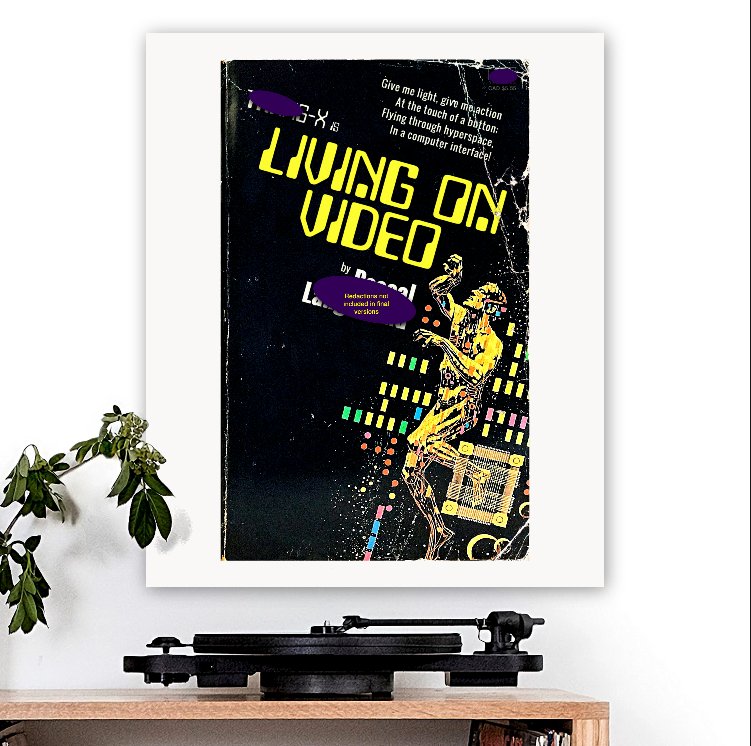 Trans-X-inspired 'Living on Video' Art Print - RecombinantCulture