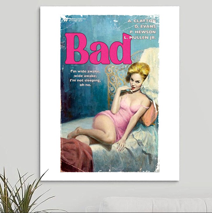 U2 'Bad' Art Print - RecombinantCulture