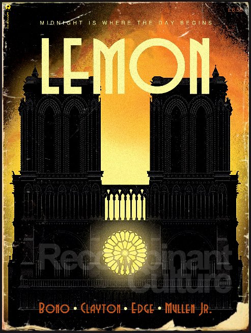 U2 'Lemon' Art Print - RecombinantCulture