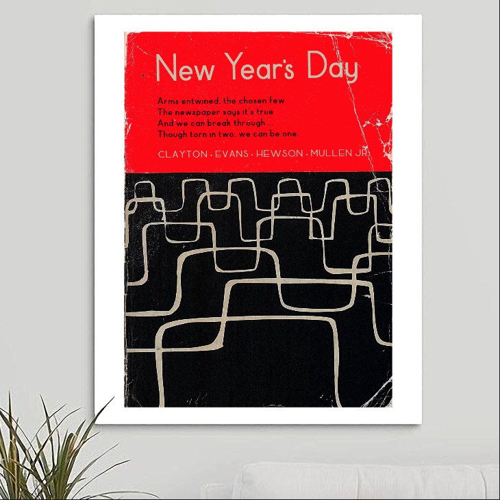 U2 'New Years Day' Art Print - RecombinantCulture