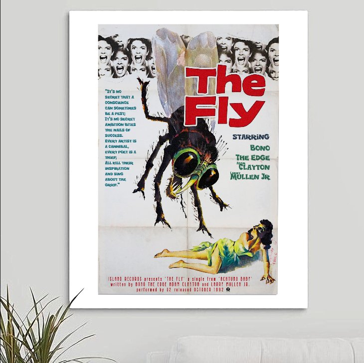 U2 'The Fly' Art Print - RecombinantCulture