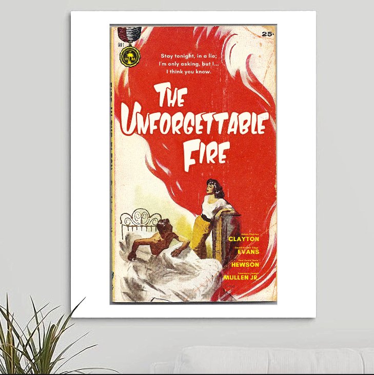 U2 'The Unforgettable Fire' Art Print - RecombinantCulture