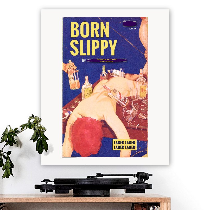 Underworld - inspired 'Born Slippy' v1 Art Print - RecombinantCulture