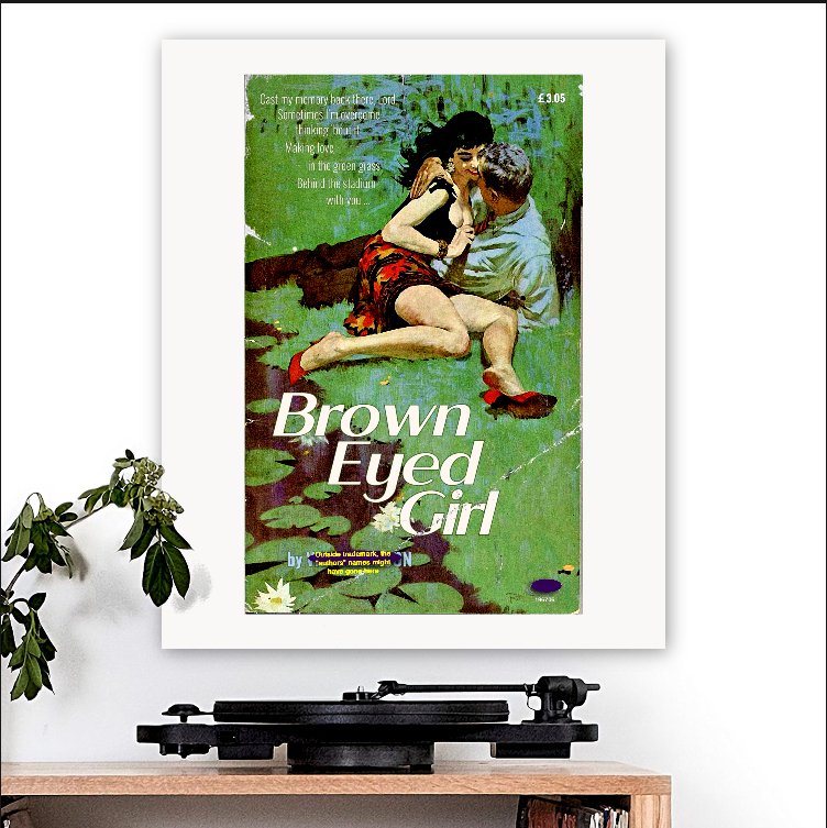 Van Morrison-inspired 'Brown Eyed Girl' Art Print - RecombinantCulture