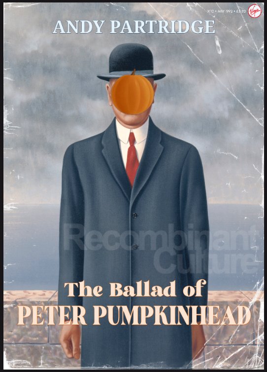 XTC 'The Ballad of Peter Pumpkinhead' Art Print - RecombinantCulture