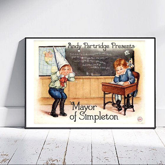 XTC 'The Mayor of Simpleton' Art Print - RecombinantCulture